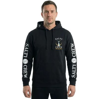 Salty Crew Felpa Con Cappuccio Tailed Black L Salty Crew Felpa Con Cappuccio Tailed Black L