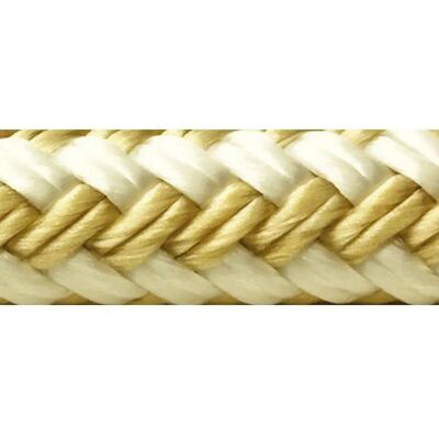 Seachoice Corda Intrecciata Fender Line 100 M 9 Mm Gold / White 1.8 m Seachoice Corda Intrecciata Fender Line 100 M 9 Mm Gold / White 1.8 m
