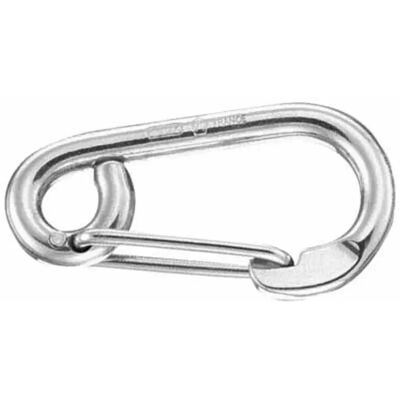 Plastimo Moschettone Di Sicurezza 5 Unità Grey 100 mm Plastimo Moschettone Di Sicurezza 5 Unità Grey 100 mm