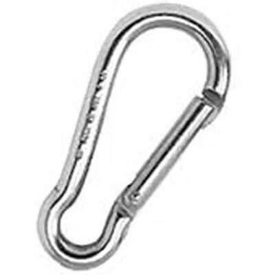 Plastimo Gancio Carabina Stretto Acciaio Inossidabile Silver 60 mm Plastimo Gancio Carabina Stretto Acciaio Inossidabile Silver 60 mm
