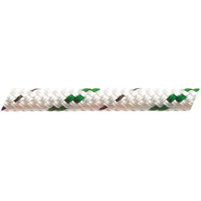 Marlow Ropes Corda Intrecciata 6428 200 M 12 Mm White / Green One Size Marlow Ropes Corda Intrecciata 6428 200 M 12 Mm White / Green One Size