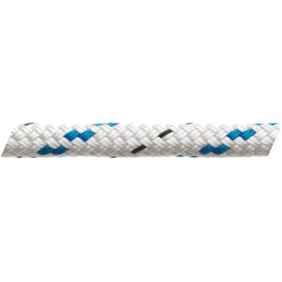 Marlow Ropes Corda Intrecciata 6428 200 M 8 Mm White / Blue One Size Marlow Ropes Corda Intrecciata 6428 200 M 8 Mm White / Blue One Size
