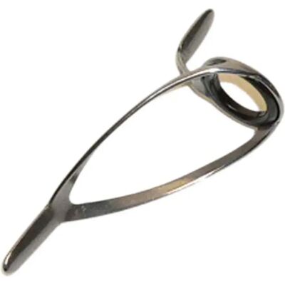 Evia Anello Guida Canna Da Pesca Sic Double Leg Stainless G13 Silver / Black 16.0 mm Evia Anello Guida Canna Da Pesca Sic Double Leg Stainless G13 Silver / Black 16.0 mm