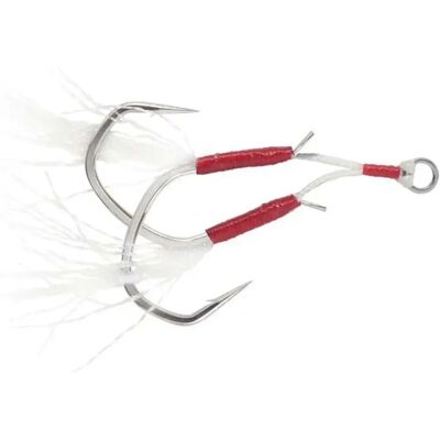 Vmc Assist Hook 7117ah Light Jigging Tinned 2/0 Vmc Assist Hook 7117ah Light Jigging Tinned 2/0