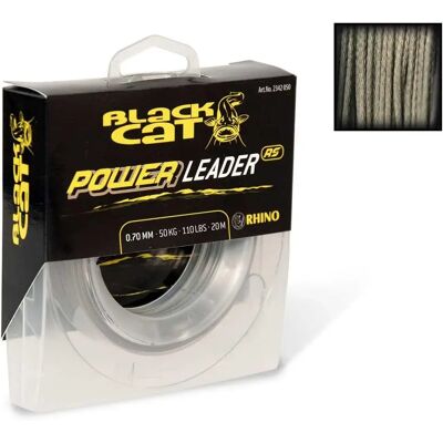 Black Cat Lenza Intrecciata Power Leader 20 M 0.70 mm Black Cat Lenza Intrecciata Power Leader 20 M 0.70 mm