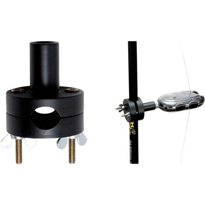 Black Cat Poggia Canna Rod Pod Bite Indicator Black One Size Black Cat Poggia Canna Rod Pod Bite Indicator Black One Size