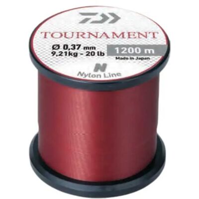 Daiwa Monofilamento Tournament 1200 M Red 0.330 mm Daiwa Monofilamento Tournament 1200 M Red 0.330 mm