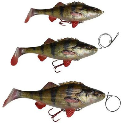 Savage Gear Glidebait 4d Perch Shad Slow Sinking 75g 175 Mm 01-Perch One Size Savage Gear Glidebait 4d Perch Shad Slow Sinking 75g 175 Mm 01-Perch One Size