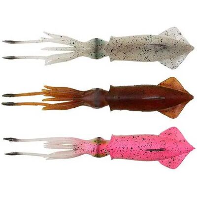 Savage Gear Esca Morbida 3d Tpe Swim Squid 10g 95 Mm Brown UV One Size Savage Gear Esca Morbida 3d Tpe Swim Squid 10g 95 Mm Brown UV One Size