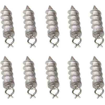 Savage Gear Piombo Screwin 3.5 Gr Silver One Size Savage Gear Piombo Screwin 3.5 Gr Silver One Size