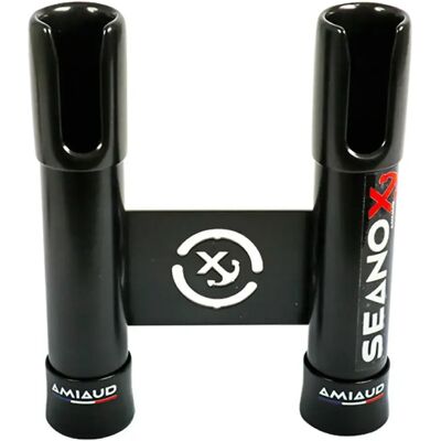 Seanox Supporto Per 2 Canne Da Pesca In Gomma Nera Black One Size Seanox Supporto Per 2 Canne Da Pesca In Gomma Nera Black One Size