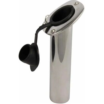 Seanox Porta Canna Da Incasso Con Anello Di Sicurezza Silver 42 x 50 mm Seanox Porta Canna Da Incasso Con Anello Di Sicurezza Silver 42 x 50 mm