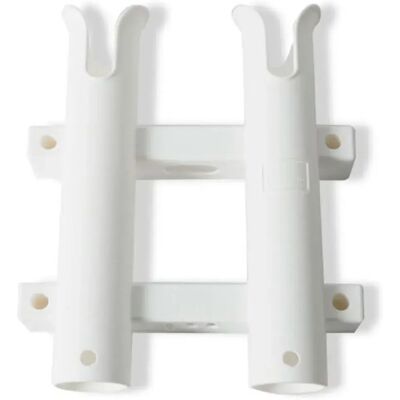 Seanox Portacanne Fisso In Pvc Per 2 Canne White 45 mm Seanox Portacanne Fisso In Pvc Per 2 Canne White 45 mm
