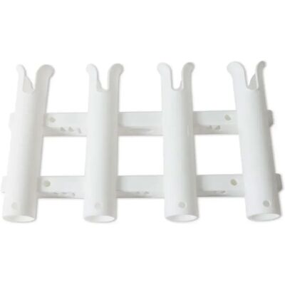 Seanox Portacanne Fisso In Pvc Per 4 Canne White 45 mm Seanox Portacanne Fisso In Pvc Per 4 Canne White 45 mm