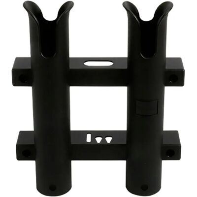 Seanox 2 Supporti Per Asta In Pvc Black One Size Seanox 2 Supporti Per Asta In Pvc Black One Size