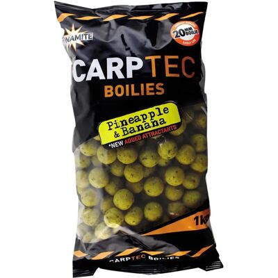 Dynamite Baits Boilie Carptec Pineapple And Banana 1kg Green 15 mm Dynamite Baits Boilie Carptec Pineapple And Banana 1kg Green 15 mm