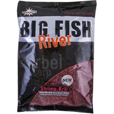 Dynamite Baits Pellet Per La Pesca Big Fish River Shrimp And Krill 1.8kg Brown 4/6/8 mm Dynamite Baits Pellet Per La Pesca Big Fish River Shrimp And Krill 1.8kg Brown 4/6/8 mm