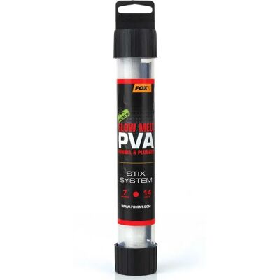 Fox Rete Pva Per Pastura Edges Slow Melt Pva Stix Tube 7 M White 14 mm Fox Rete Pva Per Pastura Edges Slow Melt Pva Stix Tube 7 M White 14 mm
