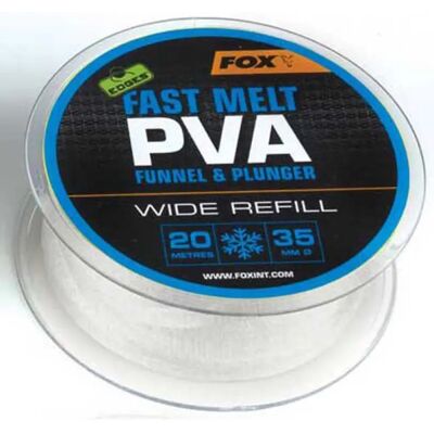 Fox Rete Pva Per Pastura Edges Slow Melt Wide Pva 20 M White 35 mm Fox Rete Pva Per Pastura Edges Slow Melt Wide Pva 20 M White 35 mm