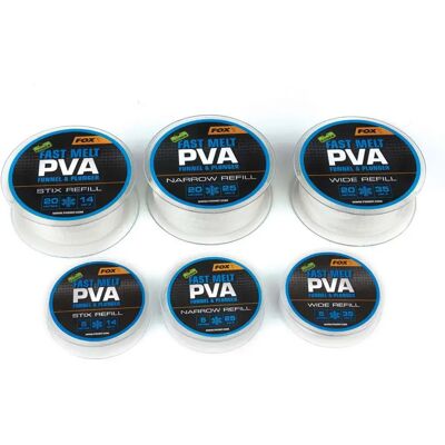 Fox Rete Pva Per Pastura Edges Slow Melt Wide Pva 5 M White 35 mm Fox Rete Pva Per Pastura Edges Slow Melt Wide Pva 5 M White 35 mm
