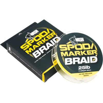 Nash Lenza Intrecciata Spod Marker 300 M Hi-Viz Yellow 0.180 mm Nash Lenza Intrecciata Spod Marker 300 M Hi-Viz Yellow 0.180 mm