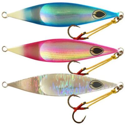 Black Magic Slow Jig Flipper 100g Silver / Orange / Lumo One Size Black Magic Slow Jig Flipper 100g Silver / Orange / Lumo One Size