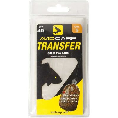 Avid Carp Borsa Per Pastura Transfer Solid Pva Transparent Size 8 Avid Carp Borsa Per Pastura Transfer Solid Pva Transparent Size 8