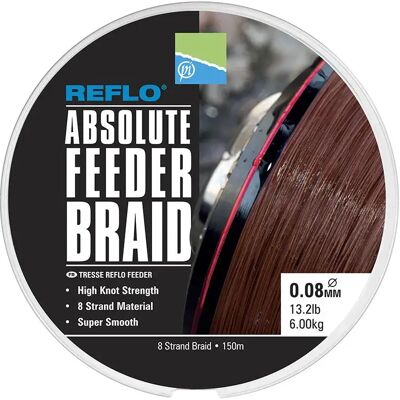 Preston Innovations Lenza Intrecciata Absolute Feeder 150 M Red 0.080 mm Preston Innovations Lenza Intrecciata Absolute Feeder 150 M Red 0.080 mm