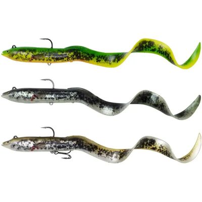 Savage Gear Esca Morbida B-sg Real Eel 38g 200 Mm Olive Pearl One Size Savage Gear Esca Morbida B-sg Real Eel 38g 200 Mm Olive Pearl One Size