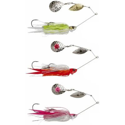 Savage Gear Da'Bush Spinnerbait 21cm 55g - Rosa Argento Savage Gear Da'Bush Spinnerbait 21cm 55g - Rosa Argento