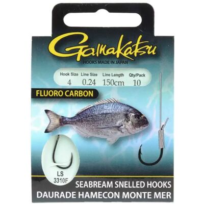 Gamakatsu Ami Montati Booklet Seab Fc 3310f 0.240 Mm NS Black 6 Gamakatsu Ami Montati Booklet Seab Fc 3310f 0.240 Mm NS Black 6