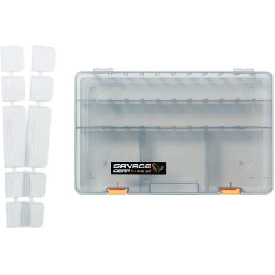 Savage Gear Scatola Esca 6d Smoke 360 x 225 x 50 mm Savage Gear Scatola Esca 6d Smoke 360 x 225 x 50 mm