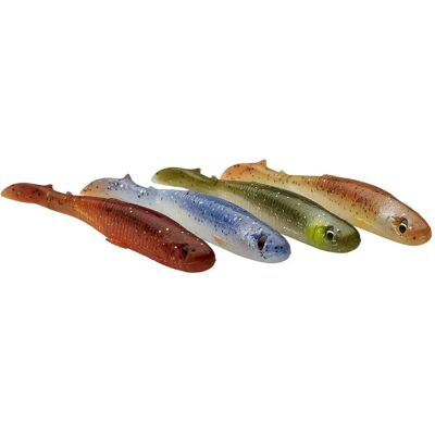 Savage Gear Esca Morbida Slender Scoop Shad 4g 90 Mm 4 Unità Dark Water Mix One Size Savage Gear Esca Morbida Slender Scoop Shad 4g 90 Mm 4 Unità Dark Water Mix One Size