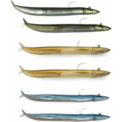 Fiiish Esca Morbida Crazy Sand Eel Double Combo Offshore 15g 120 Mm Pearl Blue One Size Fiiish Esca Morbida Crazy Sand Eel Double Combo Offshore 15g 120 Mm Pearl Blue One Size