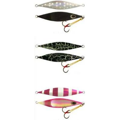 Black Magic Jig Flipper 100g 160 Mm Blue / Lumo Stripe One Size Black Magic Jig Flipper 100g 160 Mm Blue / Lumo Stripe One Size