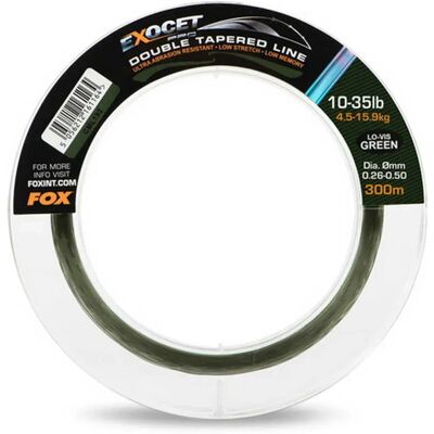 Fox Monofilamento Exocet Pro Double Tapered 300 M Low-vis Green 0.300 mm Fox Monofilamento Exocet Pro Double Tapered 300 M Low-vis Green 0.300 mm