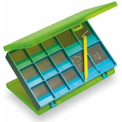 Stonfo Scatola Da Pesca Double Magnet Green 14.7 x 9.1 x 2 cm Stonfo Scatola Da Pesca Double Magnet Green 14.7 x 9.1 x 2 cm