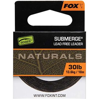 Fox Lenza Da Pesca Per Carpe Naturals Submerge 10 M Black 50 Lbs Fox Lenza Da Pesca Per Carpe Naturals Submerge 10 M Black 50 Lbs