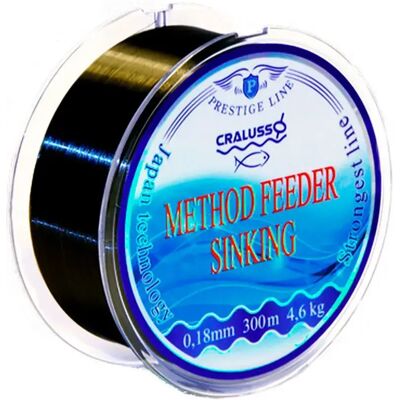 Cralusso Monofilamento Method Feeder Sinking 300 M Dark Green 0.250 mm Cralusso Monofilamento Method Feeder Sinking 300 M Dark Green 0.250 mm
