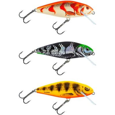 Salmo Minnow Perch Floating 80 Mm Holo Dark Green Head One Size Salmo Minnow Perch Floating 80 Mm Holo Dark Green Head One Size