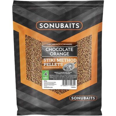 Sonubaits Pellet Per La Pesca Stiki Chocolate Orange Method 650g Green 4 mm Sonubaits Pellet Per La Pesca Stiki Chocolate Orange Method 650g Green 4 mm
