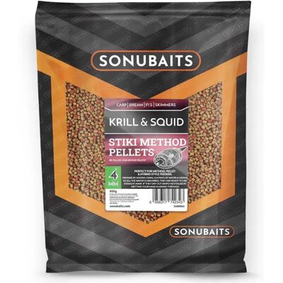 Sonubaits Pellet Per La Pesca Stiki Method Krill E Calamaro 650g Green 4 mm Sonubaits Pellet Per La Pesca Stiki Method Krill E Calamaro 650g Green 4 mm