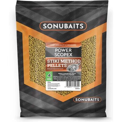 Sonubaits Pellet Per La Pesca Stiki Power Scopex Method 650g Green 4 mm Sonubaits Pellet Per La Pesca Stiki Power Scopex Method 650g Green 4 mm