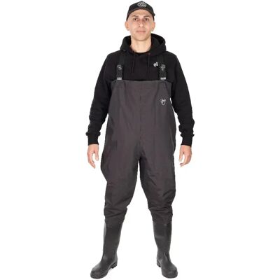 Fox Waders In Pvc Lightweight Chest Black EU 41 Fox Waders In Pvc Lightweight Chest Black EU 41