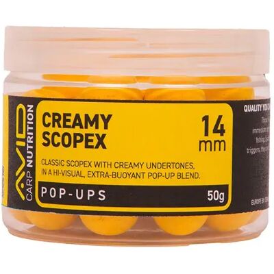 Avid Carp Boiles Galleggianti Scopex Cremoso Yellow 14 mm Avid Carp Boiles Galleggianti Scopex Cremoso Yellow 14 mm