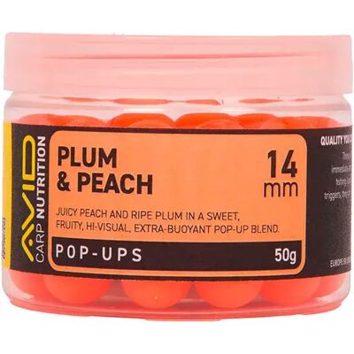 Avid Carp Boiles Galleggianti Pesca Prugna Orange 14 mm Avid Carp Boiles Galleggianti Pesca Prugna Orange 14 mm