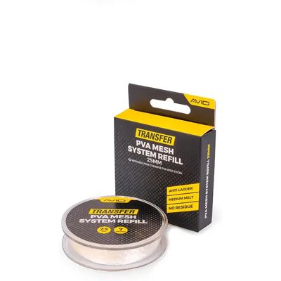 Avid Carp Pasturatore Transfer Pva Mesh System Refill White 25 mm Avid Carp Pasturatore Transfer Pva Mesh System Refill White 25 mm