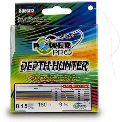 Power Pro Lenza Intrecciata Depth Hunter 300 M Grey 0.190 mm Power Pro Lenza Intrecciata Depth Hunter 300 M Grey 0.190 mm