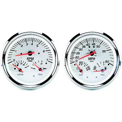 Sierra Set Di Indicatori Multifunzione Silver / White 127 mm Sierra Set Di Indicatori Multifunzione Silver / White 127 mm