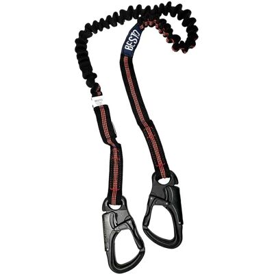 Talamex Corda Di Sicurezza Elastica Con 2 Ganci Ad Alte Prestazioni Black One Size Talamex Corda Di Sicurezza Elastica Con 2 Ganci Ad Alte Prestazioni Black One Size